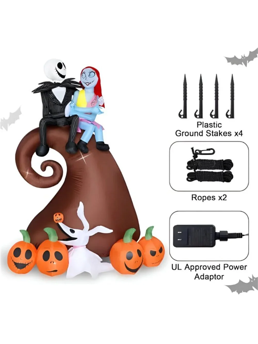 6 Ft Inflatable Halloween Outdoor Yard Decoration - Halloween Hill Skeleton